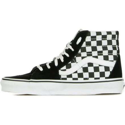 Vans Checkerboard HI Sneakers zwart Textiel - Dames