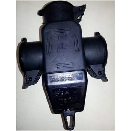 N & L 10195 3-voudige koppeling Rubber 230 V Zwart IP44