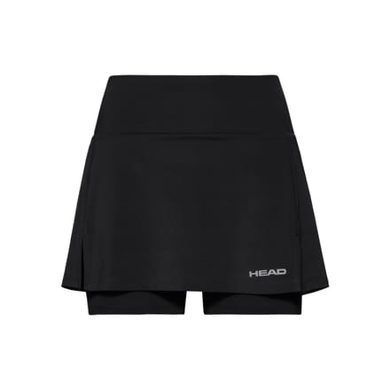 HEAD Club Basic Rok Dames-Zwart,Zilver