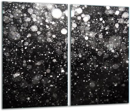 TMK ArtDeko Serie - Snijplank - Glas - 30x52 cm - Zwart