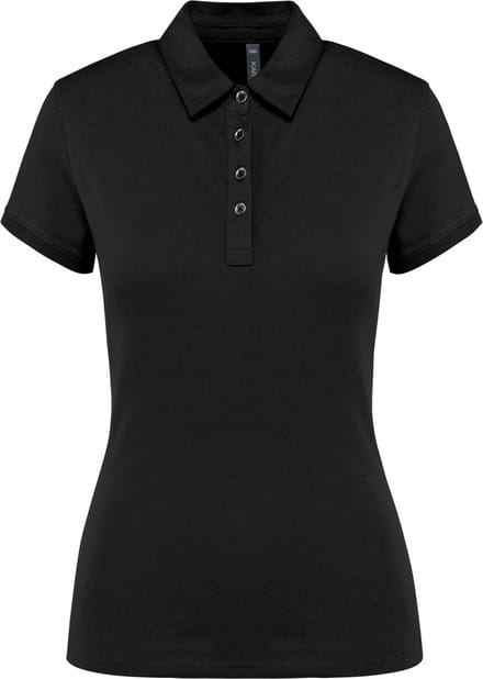 Kariban Damespolo korte mouwen van jersey K263 - Black - S
