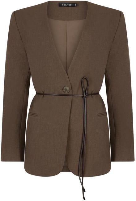 Ydence Blazer Lexie Blazers Dames - Bruin - Maat M