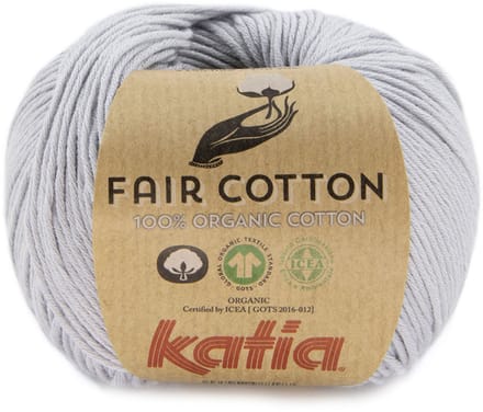 Katia Fair Cotton - 50 staalgrijs - Biologisch Katoengaren