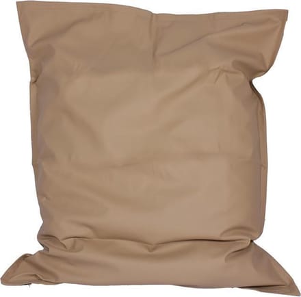 Zitzak Leatherlook Donkerbeige met binnenzak maat 110x140 cm