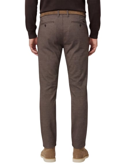 Alberto katoenen broek bruin