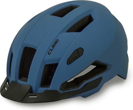Cube Fietshelm Evoy Hybrid - Allround-helm - MIPS - 13 Ventilatiegaten - Verstelbaar - 52-57 cm - M - Blauw