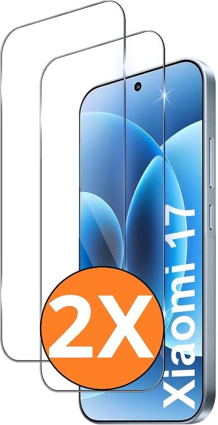 Screenprotector geschikt voor Xiaomi 17 / Xiaomi 17 Pro screenprotector - gehard Glas Tempered Glass - 2 Stuks