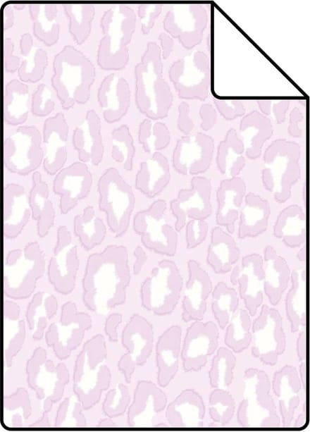 Proefstaal Origin Wallcoverings behang panters roze - 26,5 x 21 cm - 346813-S