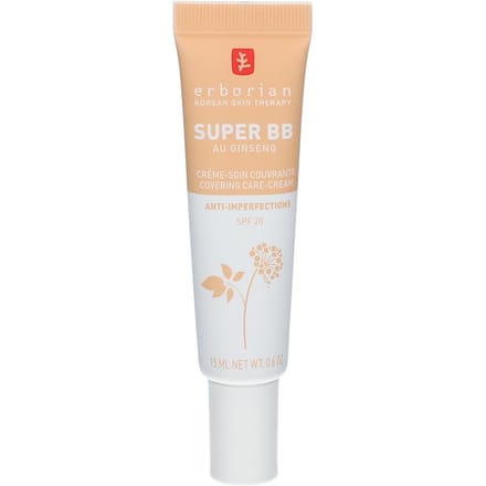 Foundation - ERBORIAN - Super BB Crème - Anti-onzuiverheden - SPF20 - Goud 15 ml goud