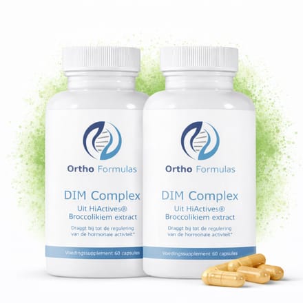 2x DIM Complex Vrouw – Hormoonbalans Support – 120 Vegan Capsules - Voordeel Set