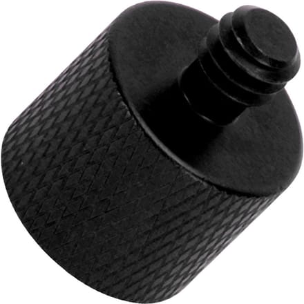 Schroefadapter 3/8 inch Binnendraad naar 1/4 inch Buitendraad voor Statief Monopod Camera Foto Black black