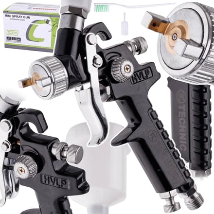 Mini HVLP Spuitpistool 1.0mm voor Spot Repair, 125ml