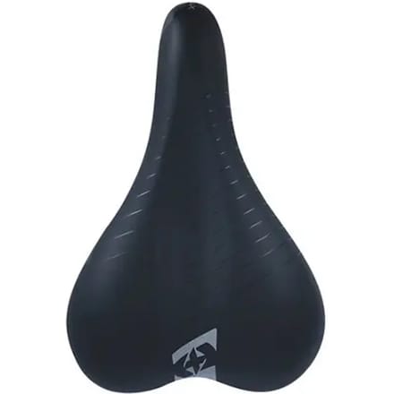 fietszadel Contour Flex dames 26,5 cm kunstleer zwart