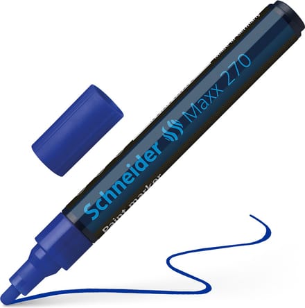 Schneider lakmarker - Maxx 270 - 1-3 mm - blauw - S-127003