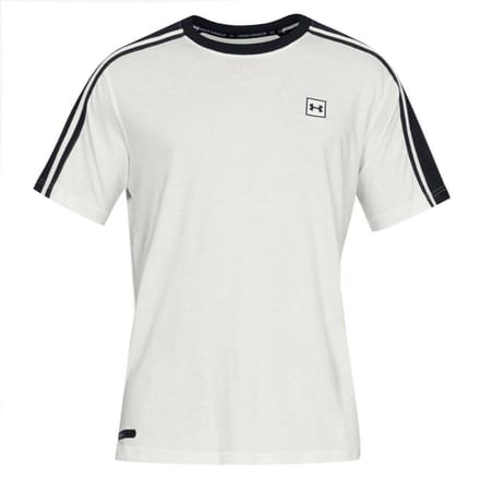 Under ArmourUnstoppable Stripe T-shirt Wit - Heren