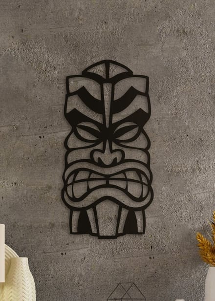 Wanddecoratie | Tiki masker - M (21x40cm)