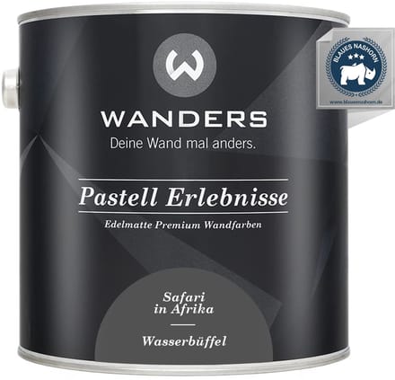 Wanders24 Pastell – krijtverf muurverf – 2,5 l – waterbuffel grijs