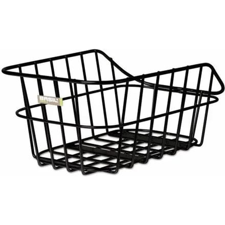 Basil Cento Alu Fietsmand - Achter - Aluminium - Matzwart