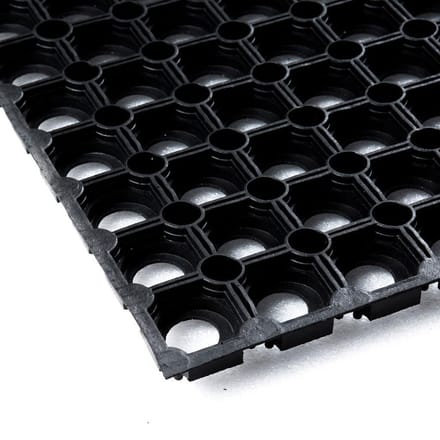 Rubber ringmat 40 x 60 cm - Deurmat voor binnen en buiten