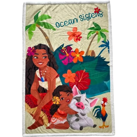 Sherpa deken Homadict Vaiana Sœurs De L'ocean