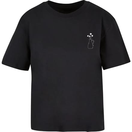 T-shirt dames Merchcode Vase And Flowers