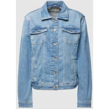Tom Tailor - Jeansjasje van gerecycled katoen - Maat XS - Light Stone Blue Denim