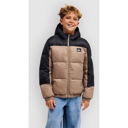 Quiksilver Cold Days Jas Bruin,Zwart 8 Years Jongen