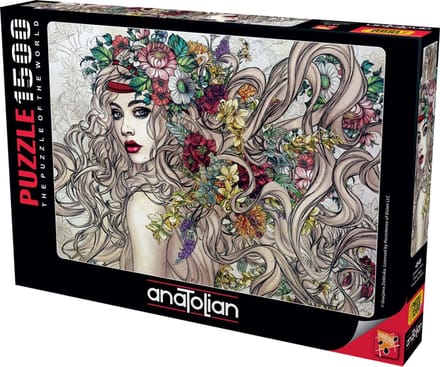 Puzzel 1500 stukjes: Flower power voor volwassenen