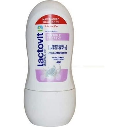 Déodorant - LACTOVIT - SENSITIVE - Roll-on 50 ml - Hypoallergénique - Mixte