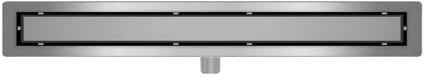 DutchLine - Douchegoot met flens en tegelrooster - RVS - 1400x70mm