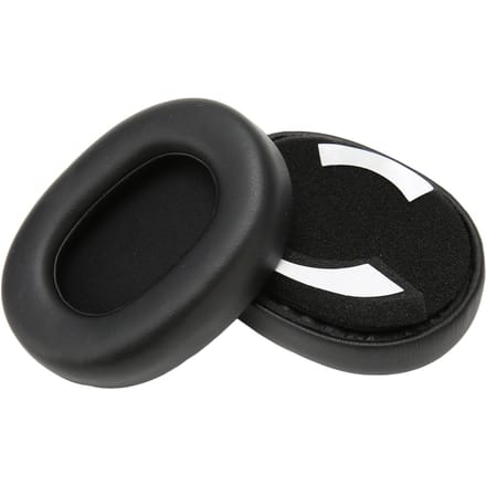 Oorkussentjes Vervanging Proteïne Leer Geheugenschuim Spons Geluidsisolatie Oorkussen voor Elite 85h Draadloze Headset black