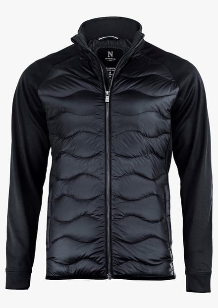Stillwater Heren - Zwart Premium hybride donsjack | Maat M | Zwart