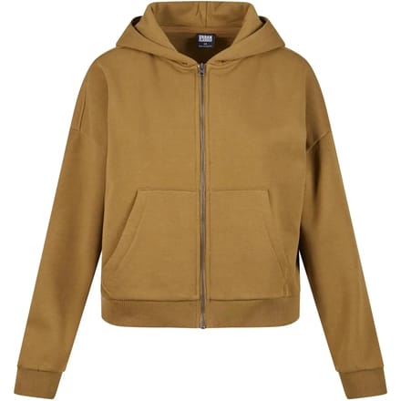 Urban Classics - Boxy Vest met capuchon - XL - Olijfgroen