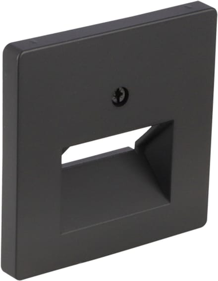Berker Q1 centraalplaat - telefoon/data - 2 x 8-polig - antraciet