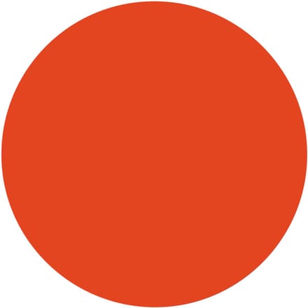 Groovy Magnets Cirkel Magneetsticker - Rood
