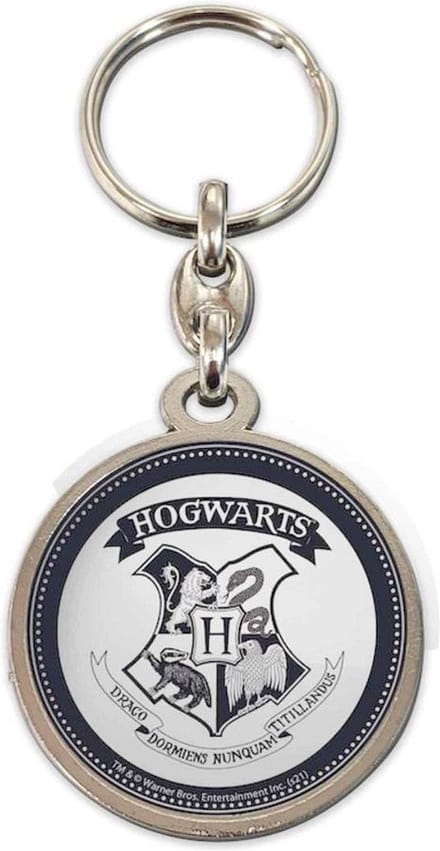 SD Toys Harry Potter Sleutelhanger Hogwarts Shield Zilverkleurig