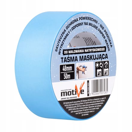 Washi Afplaktape 48mm x 50m - Ideaal voor Spuitwerk & Buiten