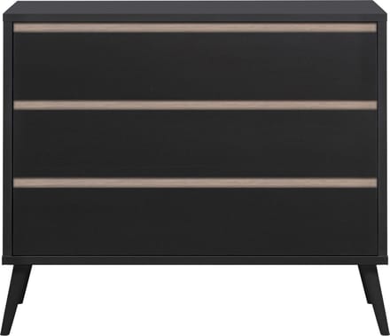 Europe Baby Sterre Commode Zwart / Oak