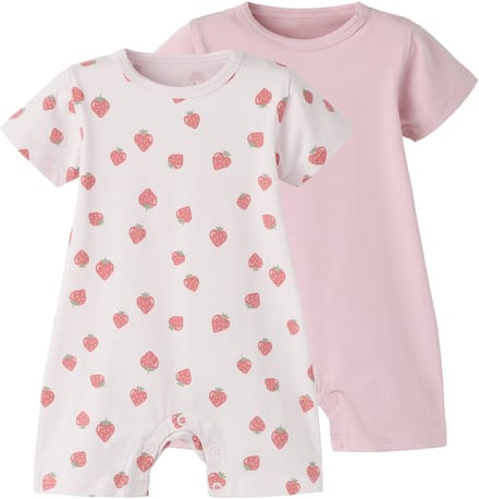NAME IT - TBFSLEEPSUIT 2P SS AOP NOOS - Baby - Pyjamas