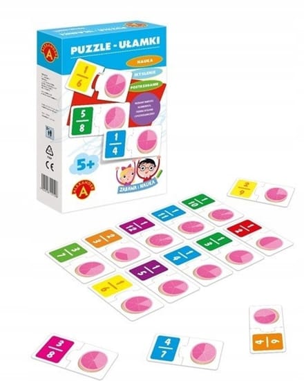 Educatieve Breuken Puzzel: Leer Cijfers en Vormen