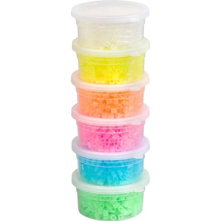Strijk-op-kralen set, 3.000 stuks - Fotoluminescent