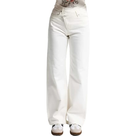 It's Basic - STRAIGHT HIGH RISE JEANS - OFF WHITE