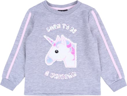 Grijs sweatshirt met een eenhoorn