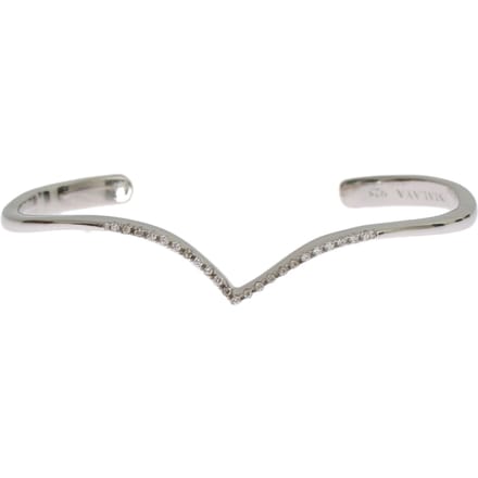 Nialaya Vrouwen Skyfall CZ 925 zilver Bangle Armband