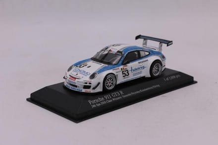 1:43 Diecast Modelcar Porsche 911 GT3 R #43 24H Spa 2010 1008pcs Minichamps