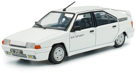 Modelauto Citroen BX Sport 1.9 8V 1985 white - Schaal 1:43