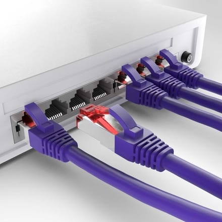 Wentronic 95520 - Cat 6 UTP-kabel - RJ45 - 5 m - Paars