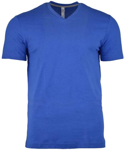 Kariban T-shirt V-hals korte mouwen K357 - Light Royal Blue - S
