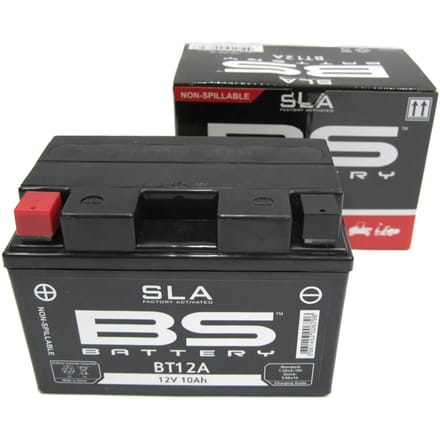 Motorfiets accu BS Battery SLA BT12A - C (10Hr) - C (20Hr)