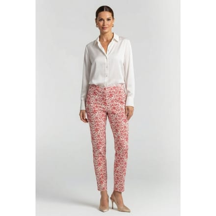 River Woods  Cotton Pants With Pleats Red | Outlet | Damen | Größe: 38 | Weiß | Outlet | Damen | Größe: 38 | Weiß | Outlet | Damen | Größe: 38 | Weiß